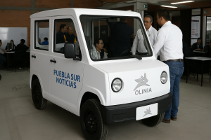 Render de la planta de Olinia en Ciudad Modelo, Puebla, México